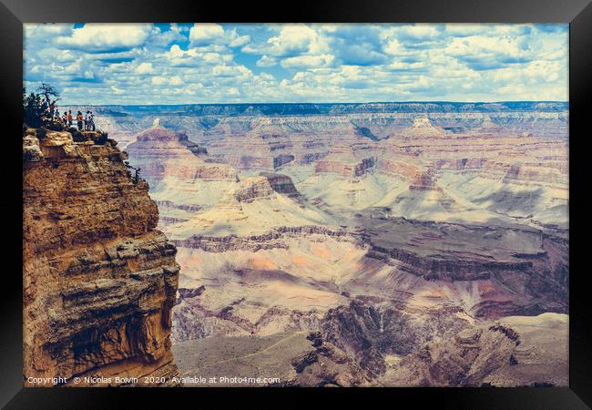 Grand Canyon view Framed Print by Nicolas Boivin