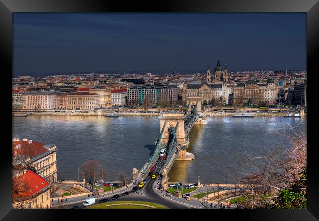 Budapest Nights Framed Print by Dave Williams