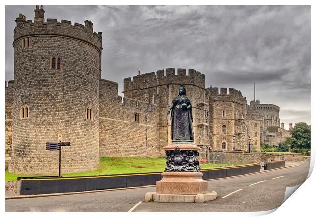 Windsor Castle Print by Dave Williams