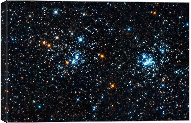 The Perseus Double Cluster Canvas Print by Pere Sanz
