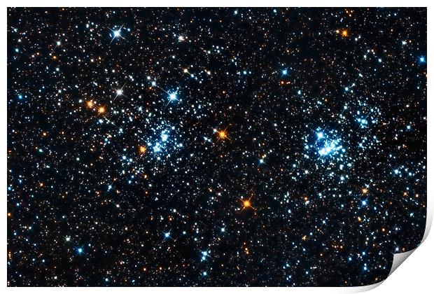 The Perseus Double Cluster Print by Pere Sanz