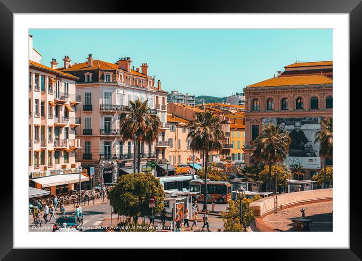 Beautiful Exotic City Of Cannes, Cote D'Azur Framed Mounted Print by Radu Bercan