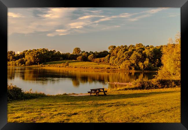 Carsington Water Glow Framed Print by Wendy Williams CPAGB