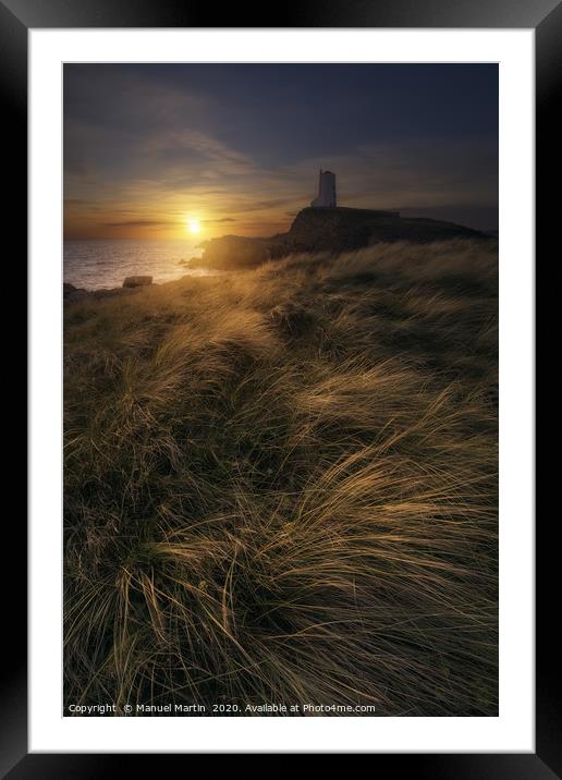 Lighthouse Stories Framed Mounted Print by Manuel Martin