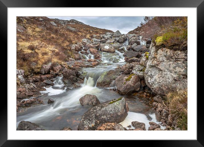 Rocky Rapids Framed Mounted Print by David Hare