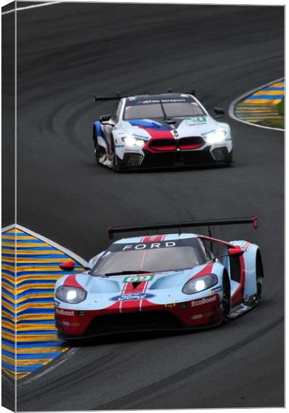 Ford GT Sports Motor Car Canvas Print by Andy Evans Photos