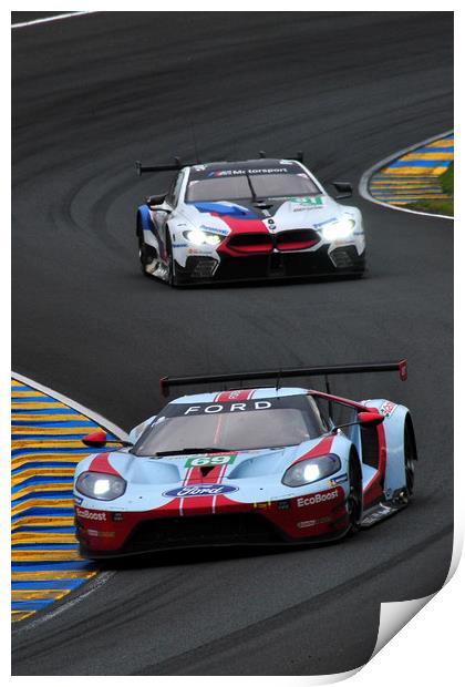 Ford GT Sports Motor Car Print by Andy Evans Photos