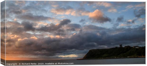 clouds over the bay Canvas Print by Richard Perks