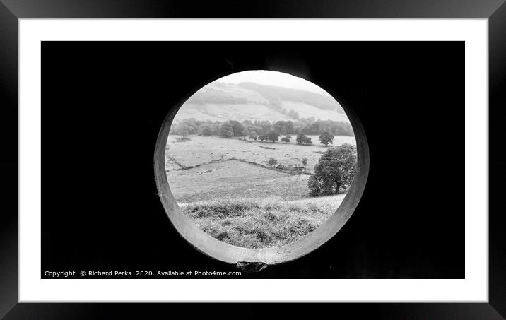 window on the world Framed Mounted Print by Richard Perks