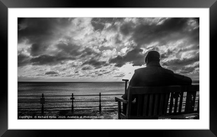 watching and waiting Framed Mounted Print by Richard Perks