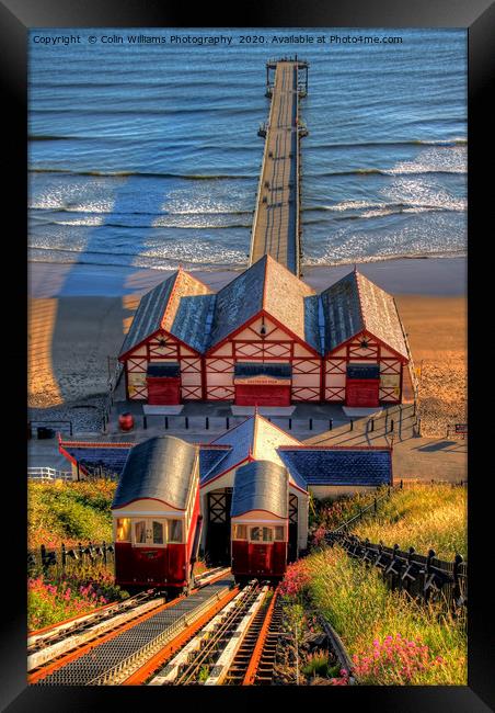 Saltburn Cliff Tramway 3 Framed Print by Colin Williams Photography