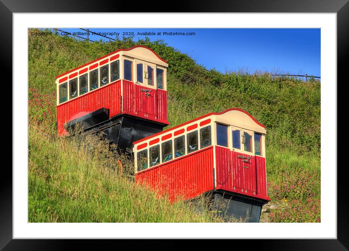 Saltburn Cliff Tramway 5 Framed Mounted Print by Colin Williams Photography