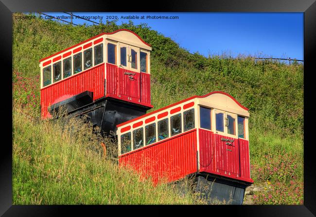 Saltburn Cliff Tramway 5 Framed Print by Colin Williams Photography