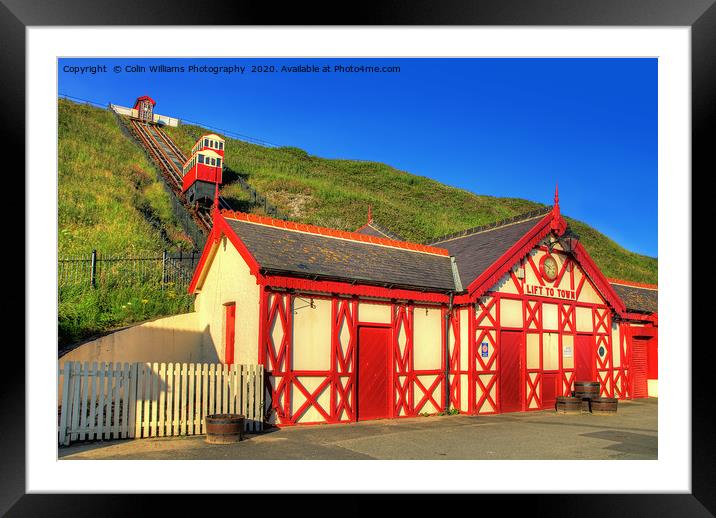 Saltburn Cliff Tramway 7 Framed Mounted Print by Colin Williams Photography