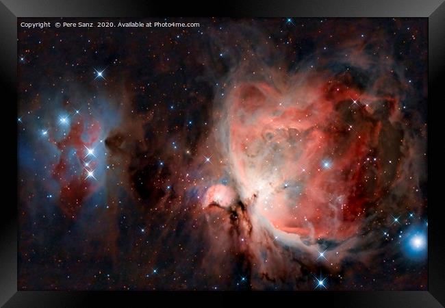 The Great Orion Nebula Framed Print by Pere Sanz
