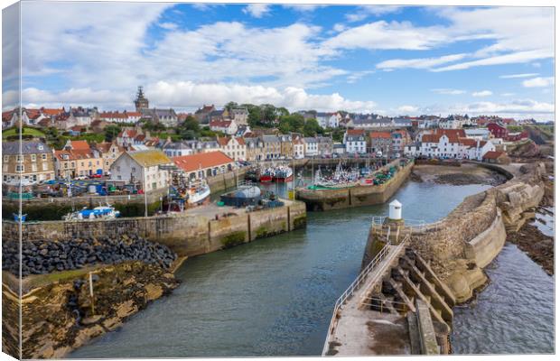 Pittenweem Harbour Canvas Print by Steven Brown