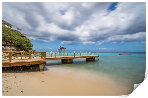 Kokomo Beach  Views around the Caribbean island of Print by Gail Johnson
