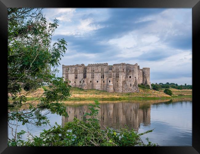 Carew Castle, Pembrokeshire. Framed Print by Colin Allen