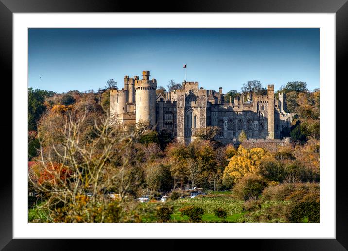 Arundel Castle, West Sussex Framed Mounted Print by Dave Williams