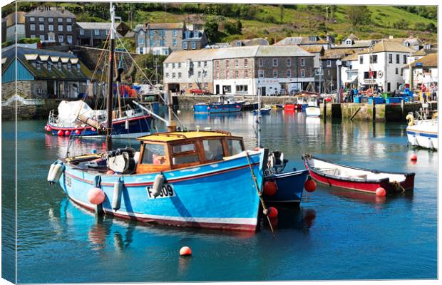 mevagissey cornwall Canvas Print by Kevin Britland