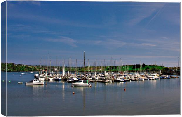 Yachts in Kinsale Harbour Canvas Print by Jeremy Hayden