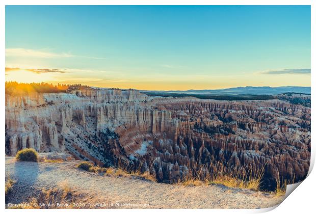 Bryce Canyon National Park Print by Nicolas Boivin