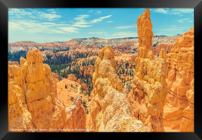 Bryce Canyon National Park Framed Print by Nicolas Boivin