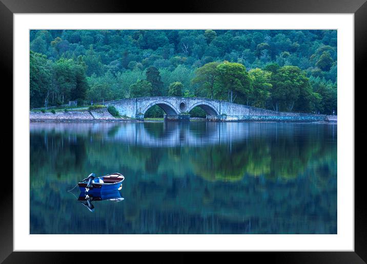 Aray Bridge, Inveraray Framed Mounted Print by Rich Fotografi 