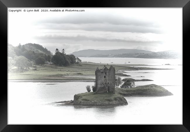 Castle Stalker Argyll and Bute Framed Print by Lynn Bolt