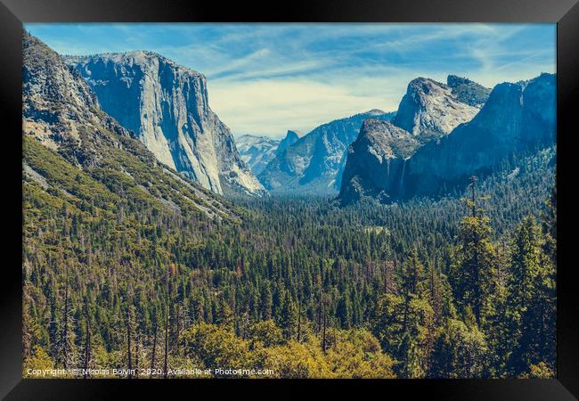 Yosemite National Park Framed Print by Nicolas Boivin