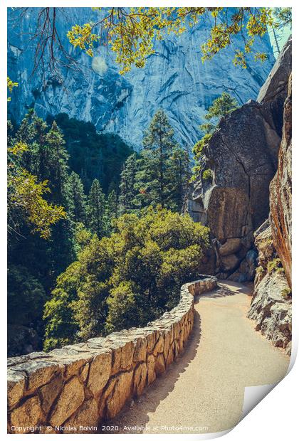 Yosemite National Park Print by Nicolas Boivin