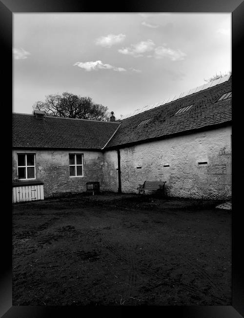 the Farmer Cottage Framed Print by Paddy 
