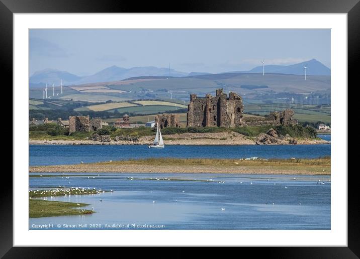 Piel Castle Cumbria. Framed Mounted Print by Simon Hall
