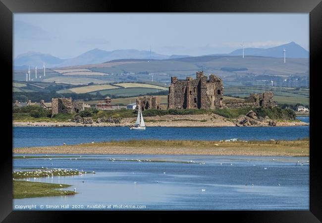 Piel Castle Cumbria. Framed Print by Simon Hall