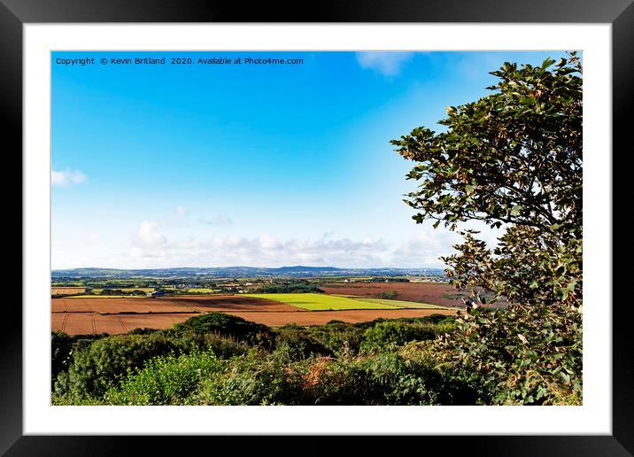 Rural Cornwall Framed Mounted Print by Kevin Britland