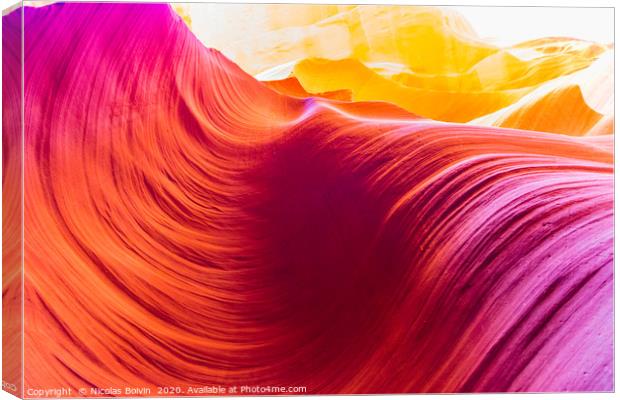 Antelope Canyon Canvas Print by Nicolas Boivin