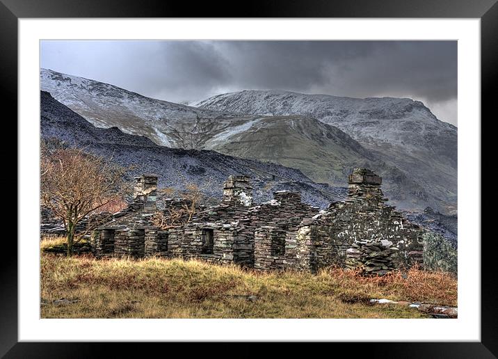 Views from Llanberis Framed Mounted Print by Gail Johnson