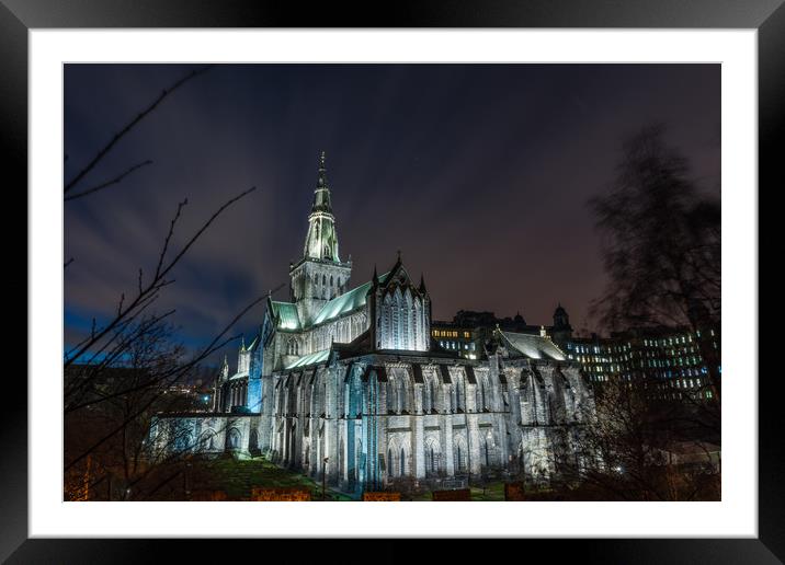 Glasgow Cathredral in the evenings light Framed Mounted Print by James Reilly