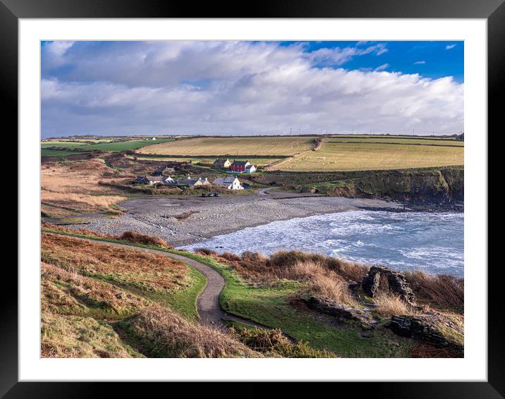 Abereiddy Beach, Pembrokeshire, Wales Framed Mounted Print by Colin Allen