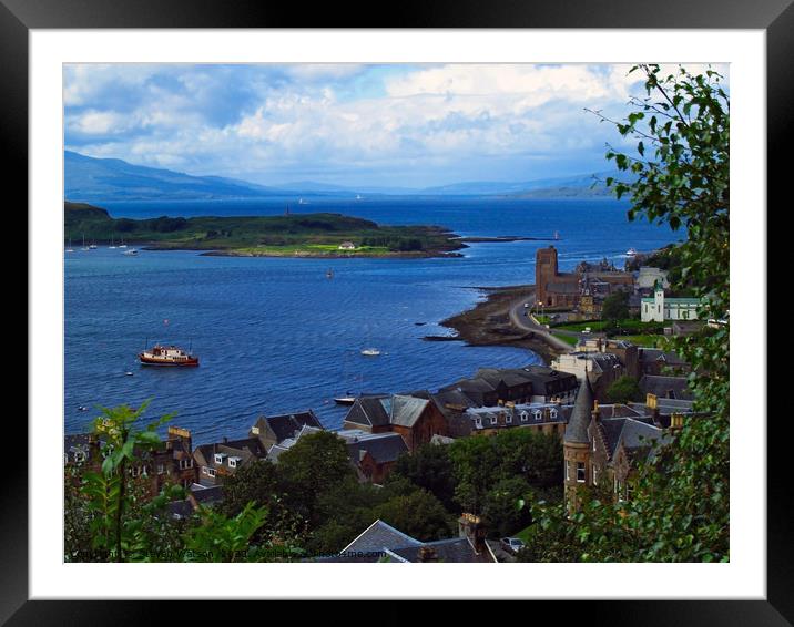 From MacCaig's Tower  Framed Mounted Print by Steven Watson