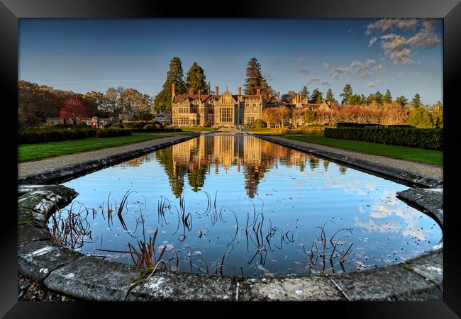Rhinefield House Reflections Framed Print by Dave Williams