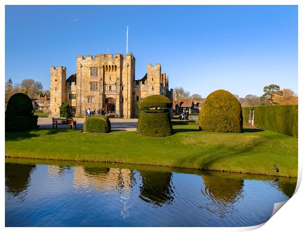Hever Castle Print by Dave Williams