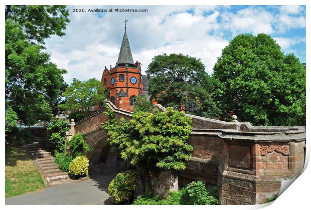 port sunlight wirral Print by Kevin Britland