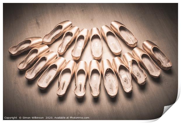 Ballet Shoes Print by Simon Wilkinson