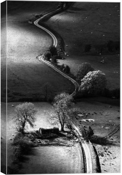  Newlands valley, (Highley Commended LPOTY). Canvas Print by John Finney