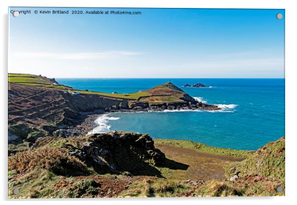 cape cornwall Acrylic by Kevin Britland