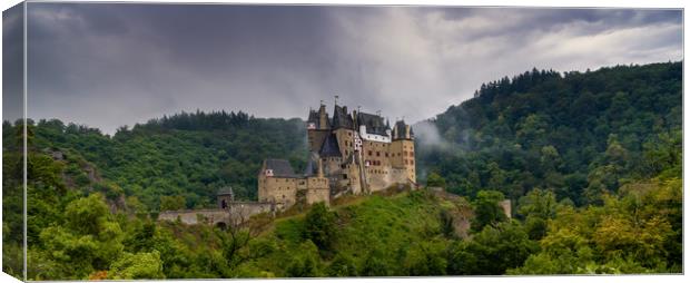 Eltz Castle Panorama Canvas Print by DiFigiano Photography