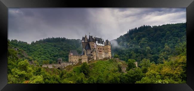 Eltz Castle Panorama Framed Print by DiFigiano Photography