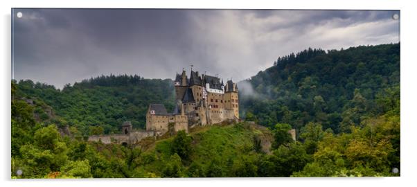 Eltz Castle Panorama Acrylic by DiFigiano Photography