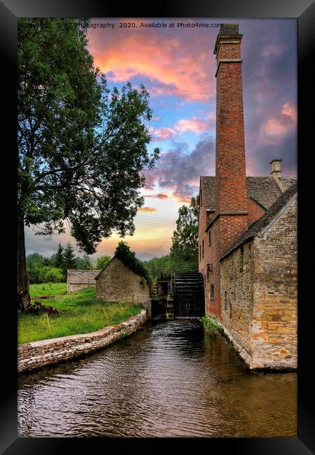 The water Mill, Lower Slaughter, Cotswolds Framed Print by K7 Photography